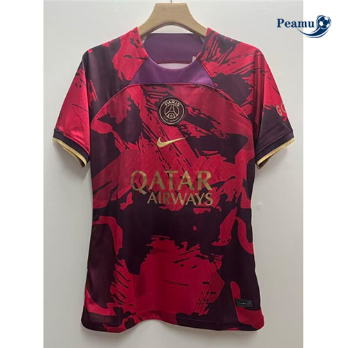 Maillot foot PSG rouge 2024-2025