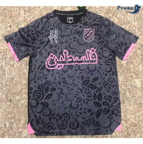 Maillot foot Palestine Gris/Noir 2024-2025