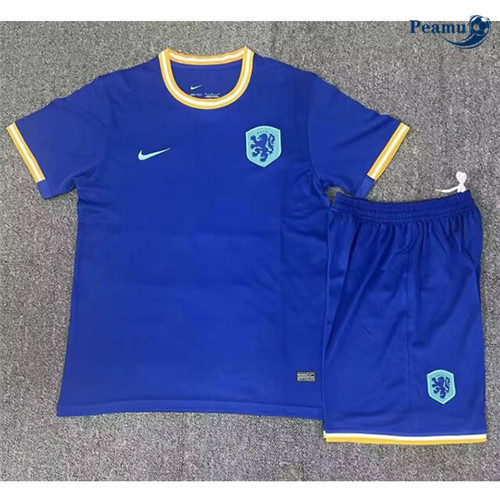 Maillot foot Pays-Bas Enfant Bleu 2024-2025