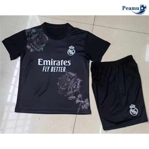 Maillot foot Real Madrid Enfant Y3 Noir 2024-2025