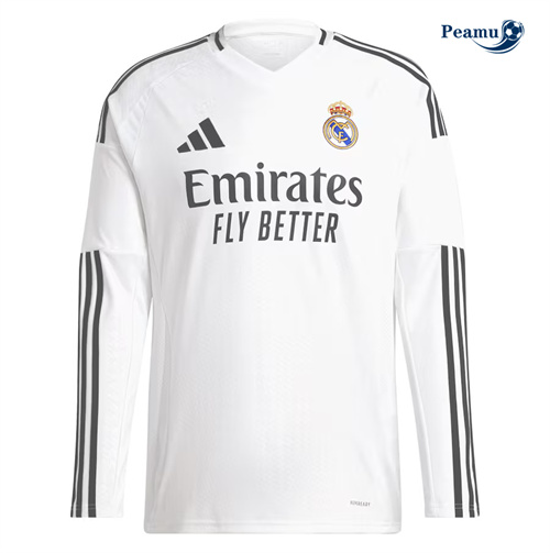 Maillot foot Real Madrid Domicile Manche Longue 2024-2025