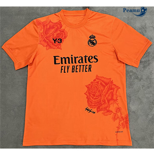 Maillot foot Real Madrid Y3 Orange 2024-2025