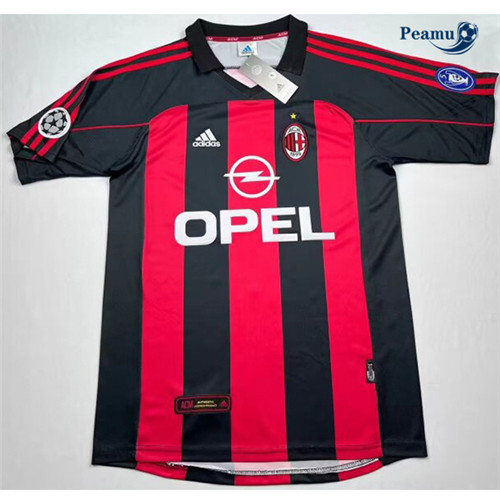 Maillot foot Rétro AC Milan Domicile 2000-01