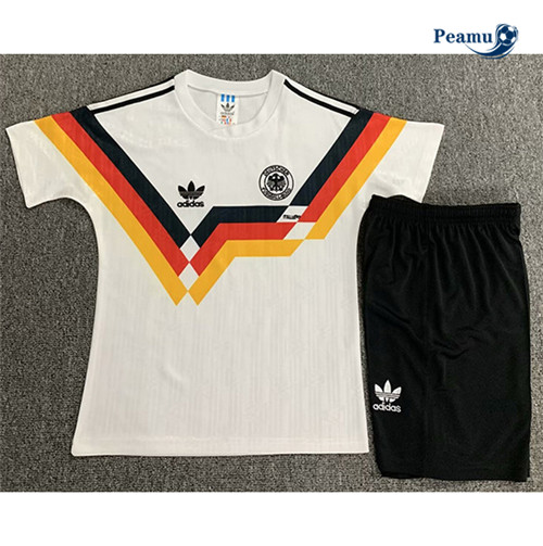 Maillot foot Rétro Allemagne Enfant Domicile 1990
