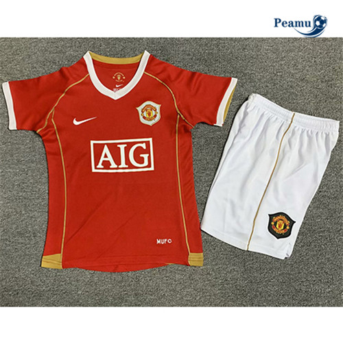 Maillot foot Rétro Manchester United Enfant Domicile 2006-07