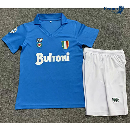 Maillot foot Rétro Naples Enfant Domicile 1987-88