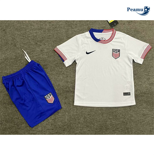 Maillot foot États-Unis Enfant Domicile 2024-2025