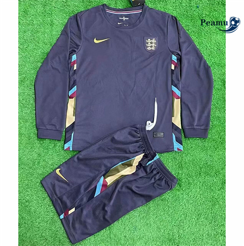 Maillot foot Angleterre Enfant Exterieur Manche Longue 2024-2025