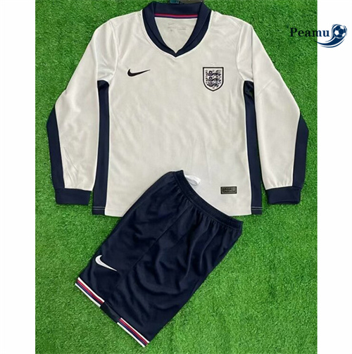 Maillot foot Angleterre Enfant Domicile Manche Longue 2024-2025
