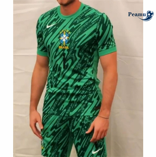 Maillot foot Brésil Training Vert 2024-2025