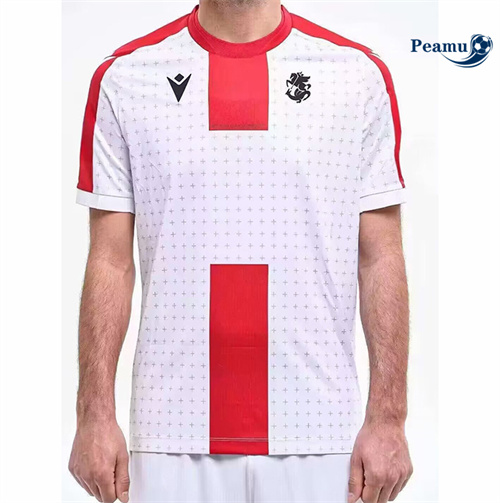 Maillot foot Géorgie Blanc 2024-2025