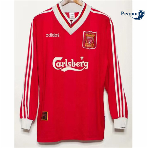Maillot Rétro Liverpool Domicile Manche Longue 1995-96