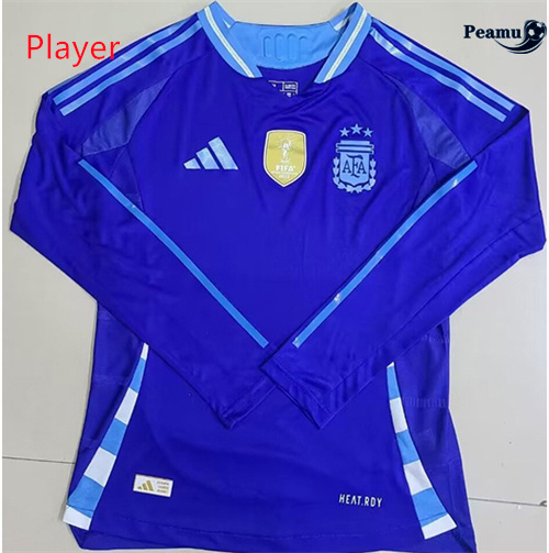 Maillot foot Argentine Player Version Exterieur Manche Longue 2024/2025 grossiste
