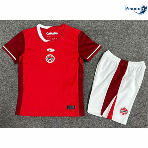 Maillot foot Canada Enfant Domicile 2024/2025 Soldes