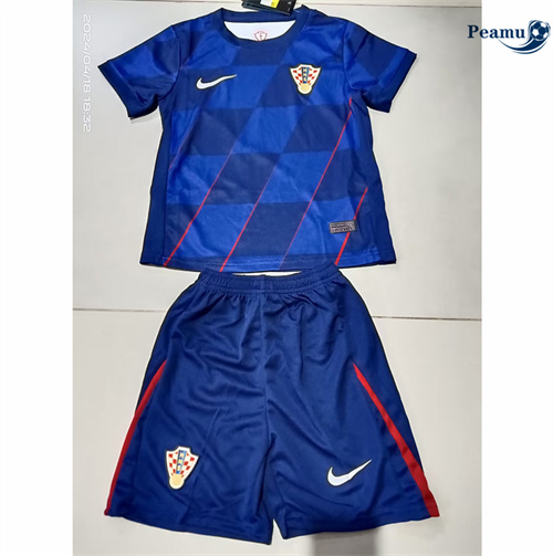 Maillot foot Croatie Enfant Exterieur 2024/2025 personnalisé