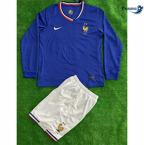 Maillot foot France Enfant Domicile Manche Longue 2024/2025 prix