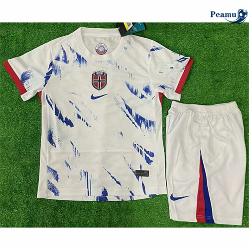 Maillot foot Norvège Enfant Exterieur 2024/2025 Chinois