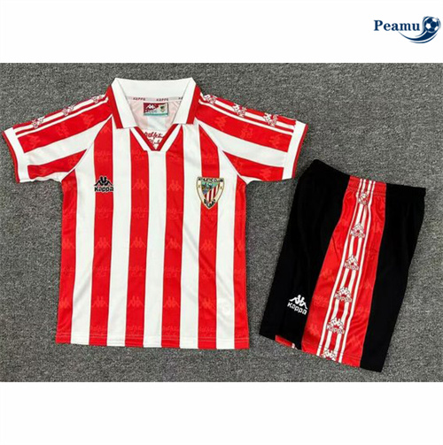 Maillot foot Rétro Athletic Bilbao Enfant Domicile 1995-97 personnalisé