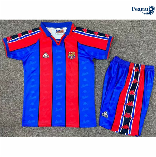 Maillot foot Rétro Barcelone Enfant Domicile 1995-97 Original