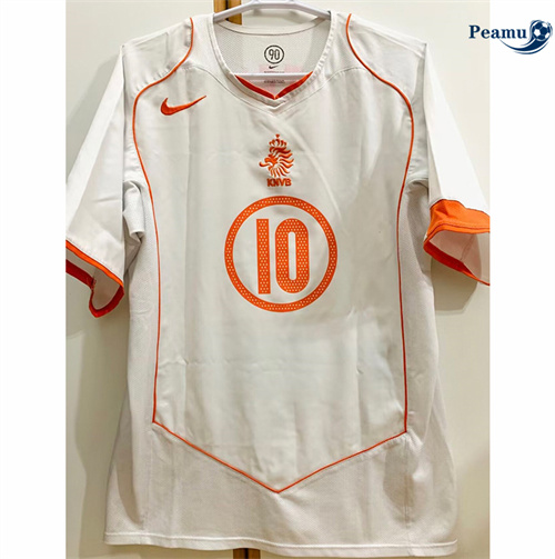 Maillot foot Rétro Pays-Bas Exterieur 2004 discout