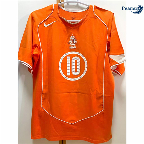 Maillot foot Rétro Pays-Bas Domicile 2004 Paris