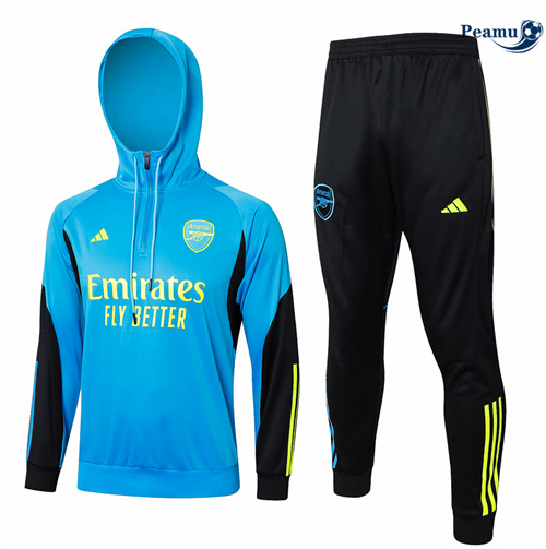 Survetement Arsenal à capuche lac bleu 2024/2025 prix