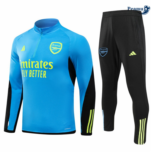 Survetement Arsenal Enfant bleu clair 2024/2025 Soldes