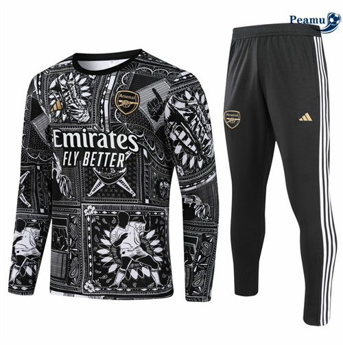 Survetement Arsenal Enfant noir 2024/2025 Chinois