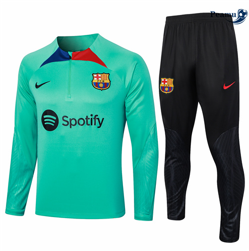 Survetement Barcelone vert clair 2024/2025 grossiste