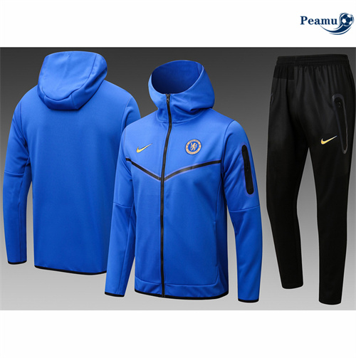 Veste Survetement Chelsea à Capuche bleu 2024/2025 prix