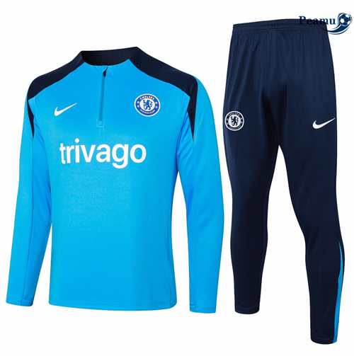 Survetement Chelsea lac bleu 2024/2025 Soldes