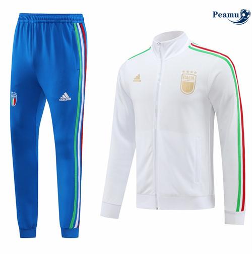 Veste Survetement Italie Blanc 2024/2025 Paris