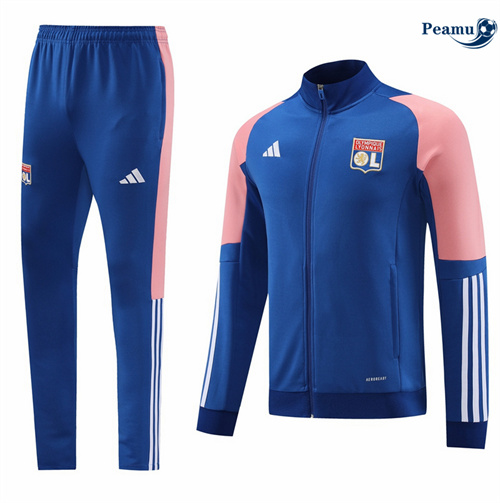 Veste Survetement Lyon bleu 2024/2025 Outlet