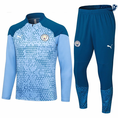 Survetement Manchester City Enfant bleu 2024/2025 personnalisé
