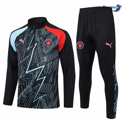 Survetement Manchester City Enfant noir 2024/2025 Original