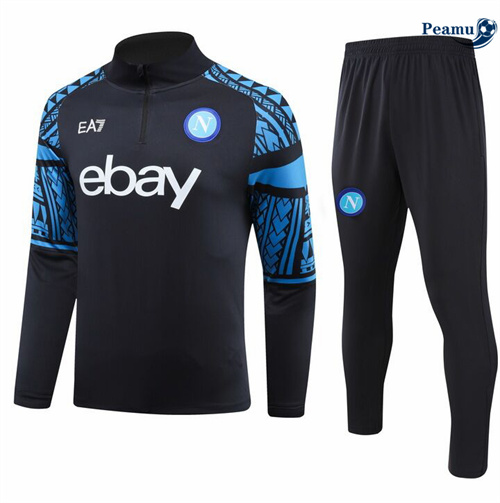 Survetement Naples Enfant bleu marine 2024/2025 Outlet