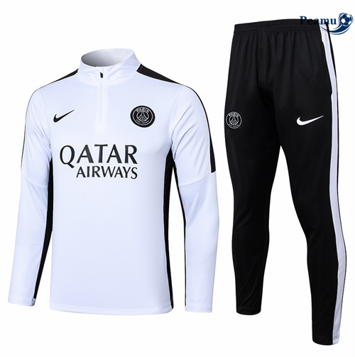 Survetement Paris PSG Blanc 2024/2025 Outlet