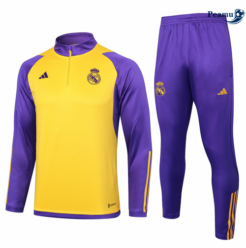 Survetement Real Madrid Enfant jaune 2024/2025 Original