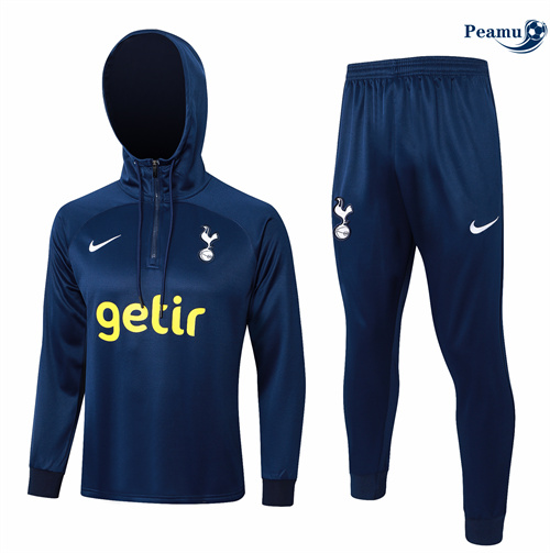 Survetement Tottenham Hotspur Enfant à capuche bleu royal 2024/2025 grossiste