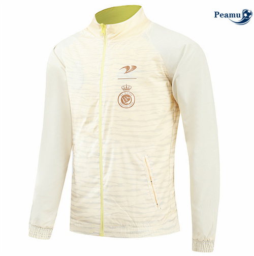 Veste Réversible Coupe vent Al-Nassr FC abricot 2024/2025 grossiste