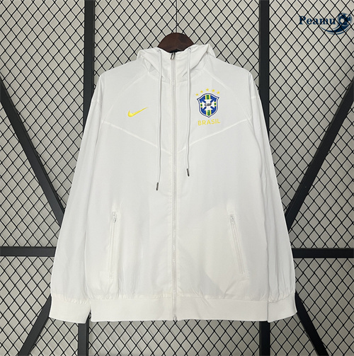Veste Coupe vent Brésil Blanc 2024/2025 Chinois