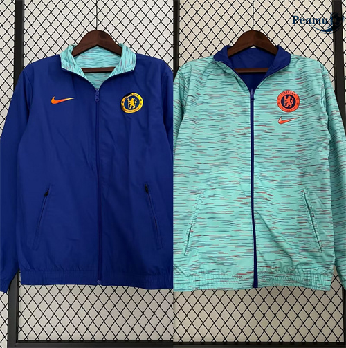 Veste Réversible Coupe vent Chelsea bleu 2024/2025 Outlet