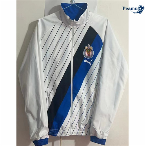 Veste Réversible Coupe vent Chivas USA Blanc 2024/2025 personnalisé