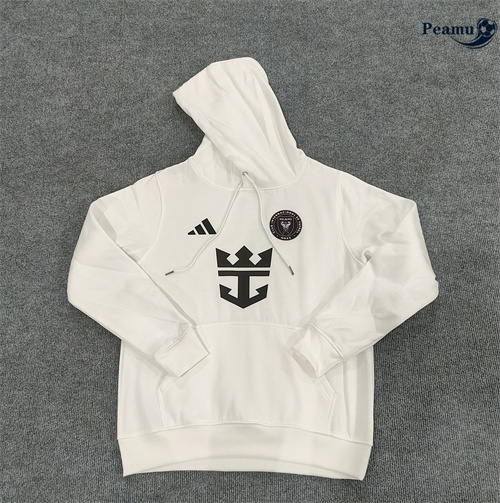 Veste Sweat A Capuche Inter Miami Blanc 2024/2025 France