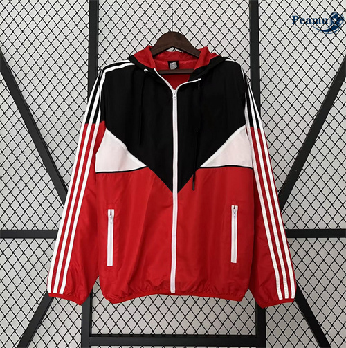 Veste Coupe vent Manchester United rouge 2024/2025 Paris