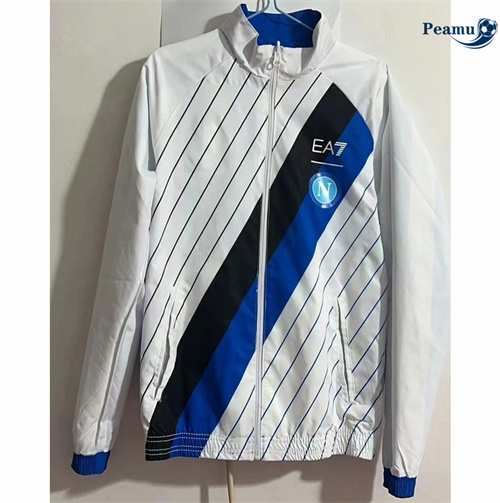 Veste Réversible Coupe vent Naples Blanc 2024/2025 Original