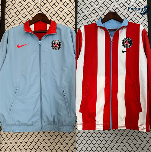 Veste Réversible Coupe vent Paris PSG bleu 2024/2025 Original