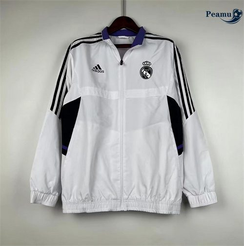 Veste Coupe vent Real Madrid Blanc 2024/2025 grossiste