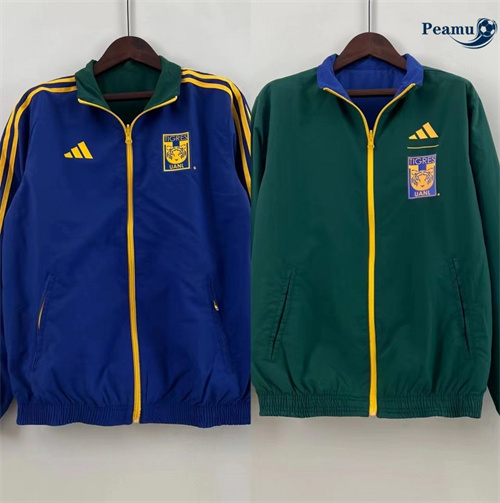 Veste Réversible Coupe vent Tigres UANL bleu 2024/2025 France