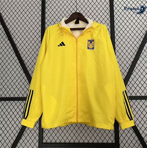 Veste Coupe vent Tigres UANL jaune 2024/2025 Officiel